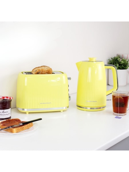 Hamilton Beach Yellow Miami Breakfast Kettle and Toaster Set (H94311) | £50