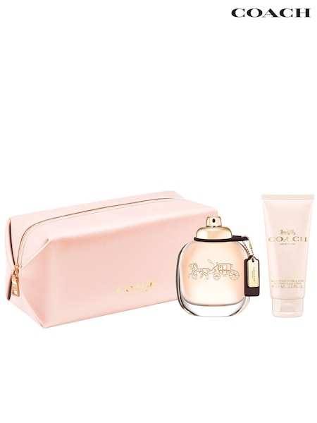 COACH Eau de Parfum 90ml, Body Lotion 100ml & Pouch Gift Set (H94391) | £79