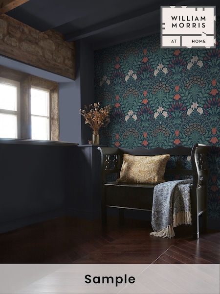 William Morris At Home Moonlight Garden A4 Wallpaper Sample (H94487) | £1