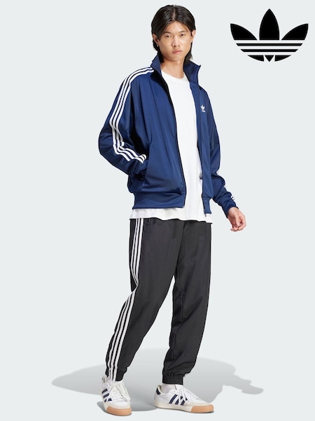 adidas Originals Blue Adicolor Classics Firebird Track Top (H94552) | £65