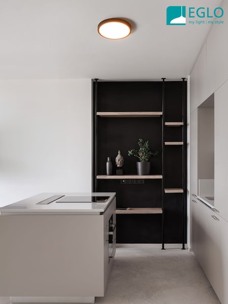 Eglo Black Fueva 6 LED Ceiling Light 27cm (H94578) | £42