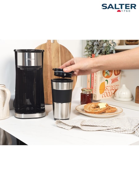 Salter Black Brew & Go Digital Coffee Maker (H94675) | £28