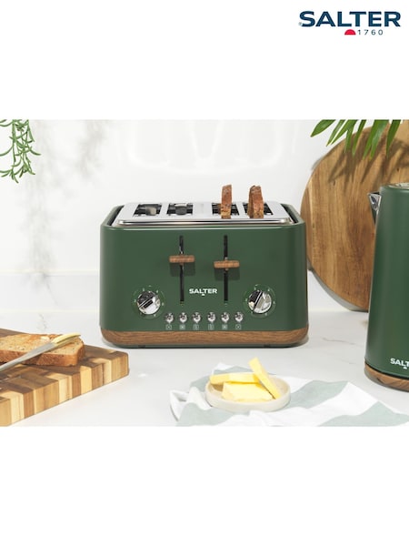 Salter Green Toronto 4 Slice Toaster (H94678) | £58