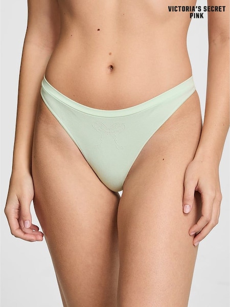 Victoria's Secret PINK Mint Green Thong Seamless Knickers (H94761) | £10