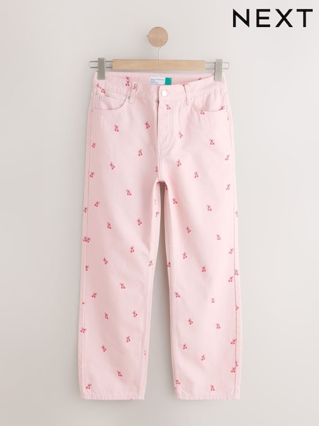 Pink Cherry Straight Leg Jeans (H94995) | £45