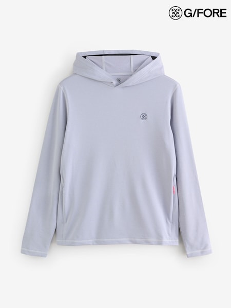 G/Fore Grey Brushed Back Tech Terry Hoodie (H95231) | £165