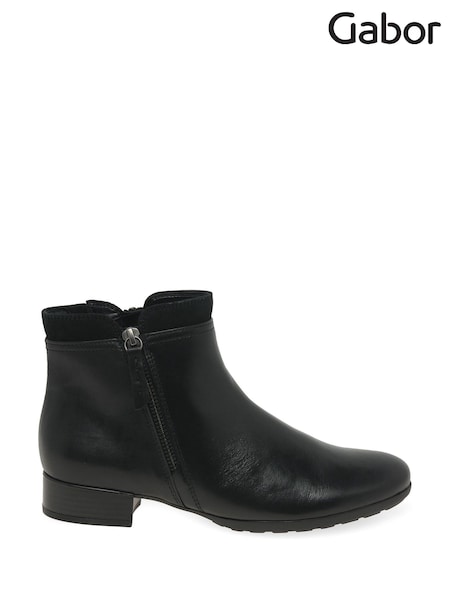 Gabor Womens Briano Ankle Black Boots (H95368) | £110