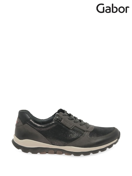 Gabor Womens Grey Fantastic Casual Sports Trainers (H95370) | £135