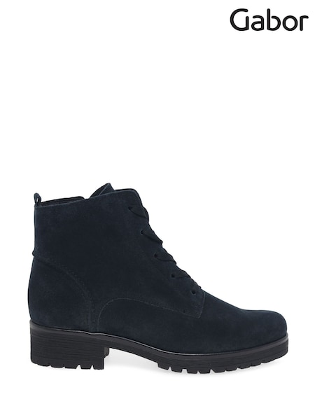 Gabor Wide Fit Zumba Leather Ankle Boots (H95371) | £110