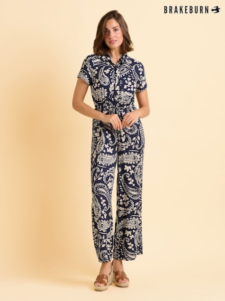 Brakeburn Natural Kathie Jumpsuit (H95481) | £75