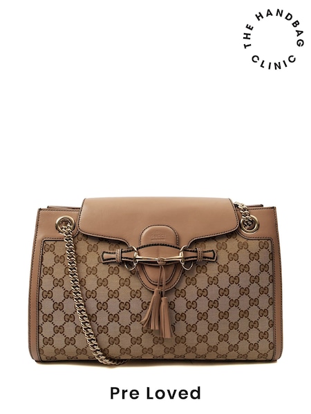 Gucci Large Emily Chain Shoulder Brown Bag (H95580) | £895