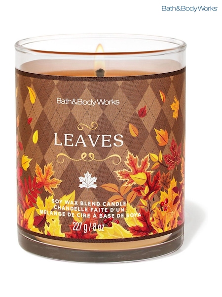 Bath & Body Works Leaves Signature Single Wick Candle 227g (H95828) | £20