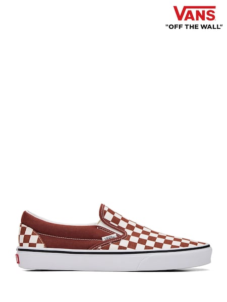 Vans Orange Classic Slip On Trainers (H95908) | £65