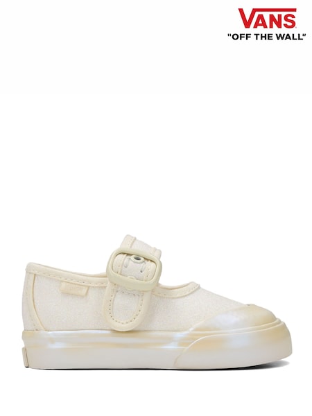 Vans White Mary Jane Shoes (H96022) | £37