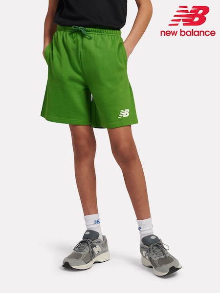 New Balance Green FT Graphic Print Shorts (H96441) | £30 - £36