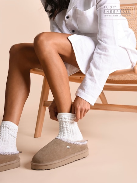 Just Sheepskin Ladies Erin Sheepskin Slippers (H96458) | £80