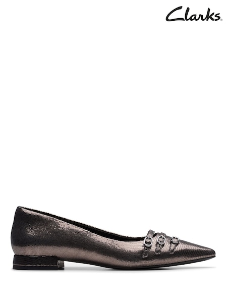 Clarks Metallic Sensa15 Strap Shoes (H96591) | £75