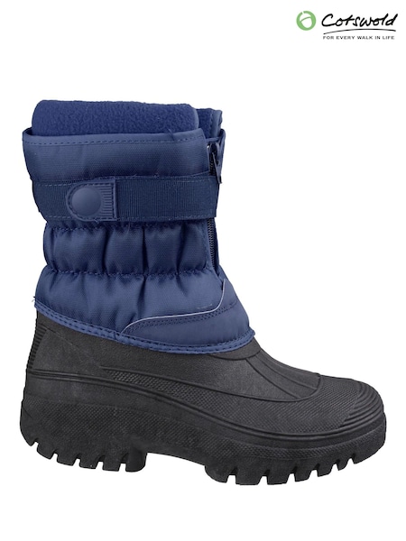 Cotswolds Blue Chase Touch Fastening and Zip Up Winter Boots (H96693) | £50
