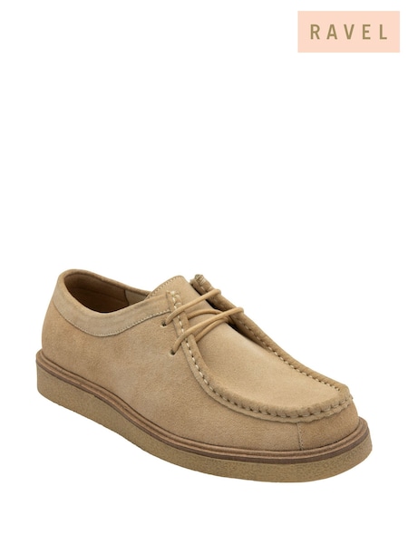 Ravel Natural Suede Slip On Shoes (H96910) | £65