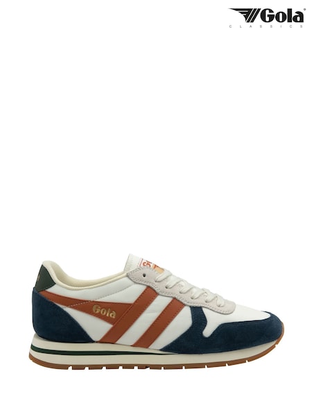 Gola White Mens DAYTONA Trainers (H96985) | £75