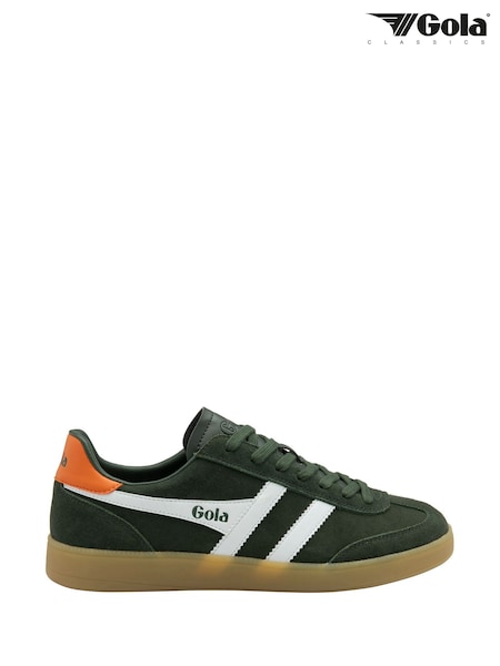 Gola Green Mens Viper Suede Lace Up Trainers (H97010) | £85