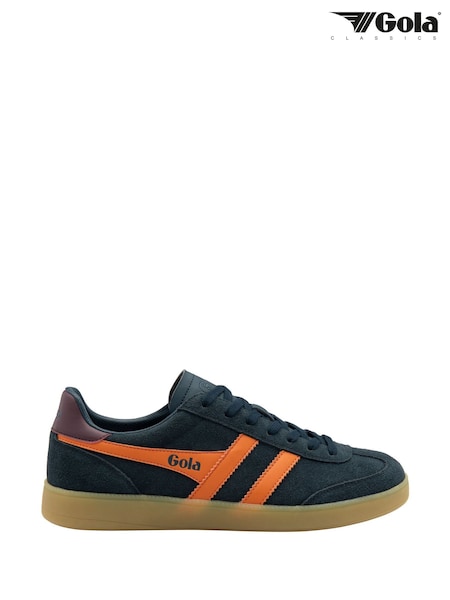 Gola Blue Mens Viper Suede Lace Up Trainers (H97014) | £85