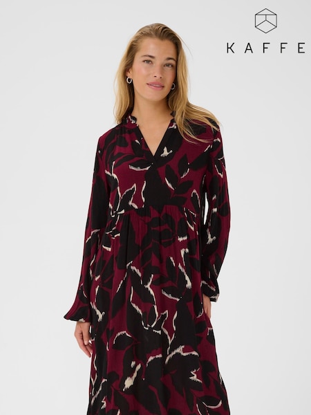 Kaffe Red KAlisette Amber Dress (H97107) | £65