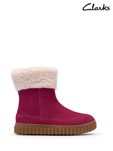 Clarks Red Cove Snug Toddler Boots (H97115) | £50