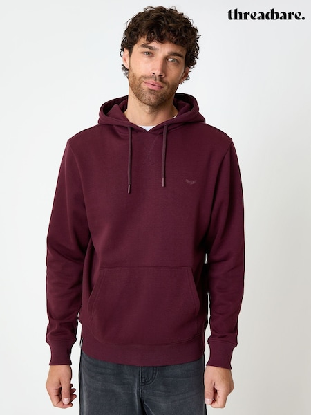Threadbare Red Pullover Hoodie (H97309) | £22
