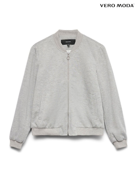 VERO MODA Grey Tailored Bomber Jacket (H97358) | £34