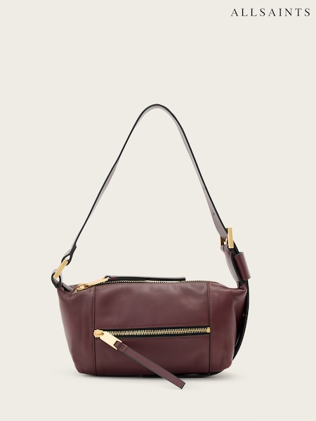 AllSaints Red Vega Mini Shoulder Bag (H97406) | £179
