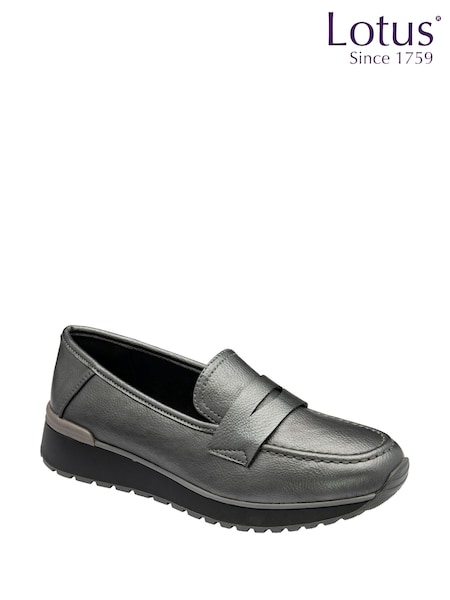 Lotus Grey Casual Shoes (H97541) | £55