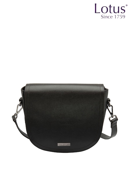 Lotus Brown Leather Saddle Bag (H97560) | £60