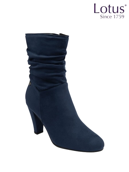 Lotus Blue Stiletto Heel Boots (H97577) | £65