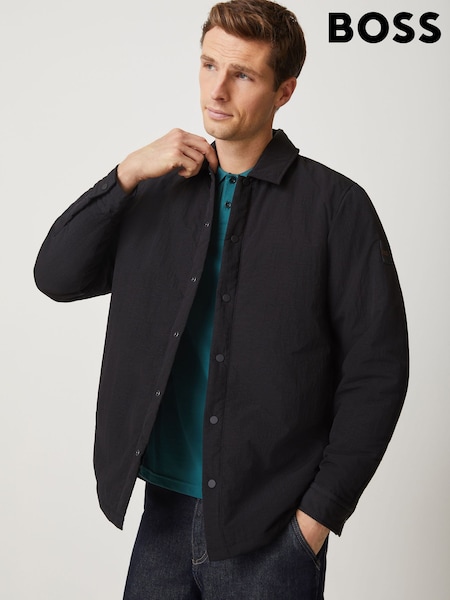 BOSS Black Locky Regular-Fit Overshirt (H97896) | £199
