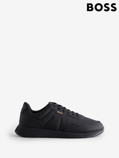 BOSS Black Titanium Logo Trainers (H97933) | £169