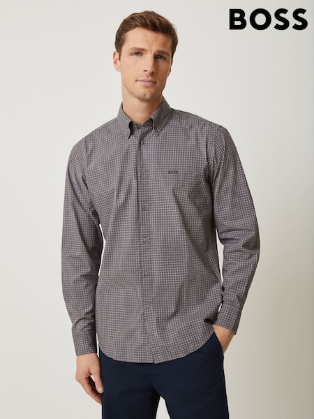 BOSS Black Ricoplus Regular-Fit Oxford Shirt (H97952) | £99