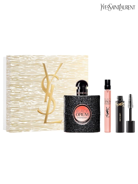 Yves Saint Laurent Black Opium Eau de Parfum 50ml and 10ml with Mini Lash Clash Mascara Gift Set (H98278) | £106