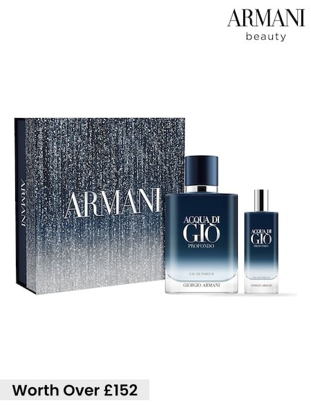 Armani Beauty Acqua Di Gio Profondo Eau de Parfum 100ml Gift Set (Worth Over £152) (H98881) | £111