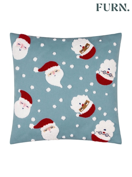 Furn Multicolour Santas Tufted Cushion (H99155) | £20
