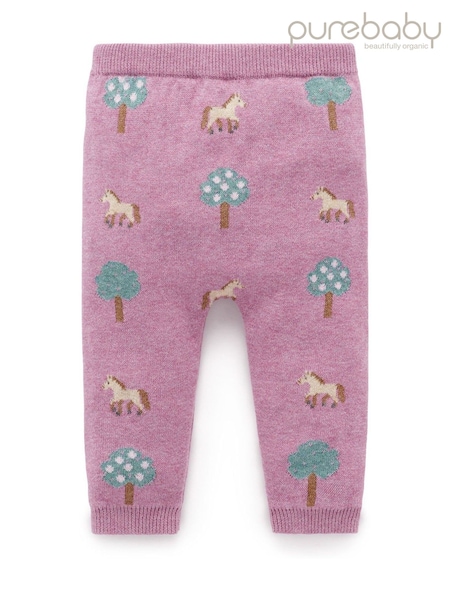 Purebaby Pink On The Farm Leggings (H99247) | £22