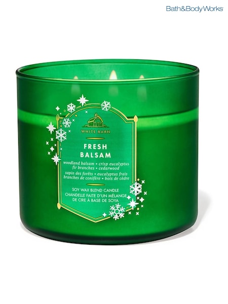 Bath & Body Works Fresh Balsam 3-Wick Candle 411g (H99378) | £29.50