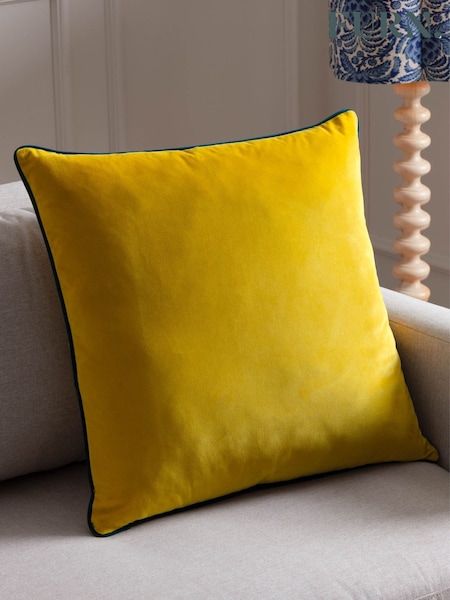 Furn Cylon Teal Meridian Velvet Cushion (H99564) | £15
