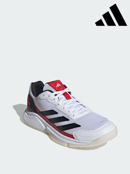 adidas White Courtquick Padel Shoes (H99577) | £70