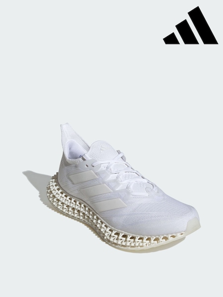 adidas White 4 Running Shoes (H99587) | £180