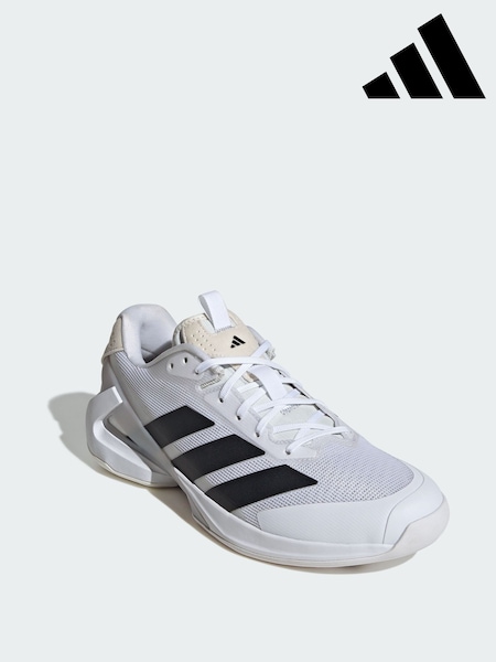 adidas White Adizero Ubersonic 5 Tennis Shoes (H99590) | £130