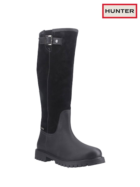 Hunter Canna Tall Black Boots (H99672) | £170