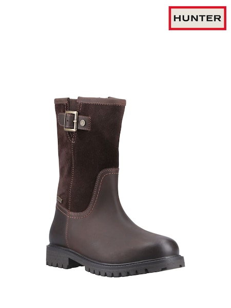 Hunter Canna Ankle Brown Boots (H99675) | £150