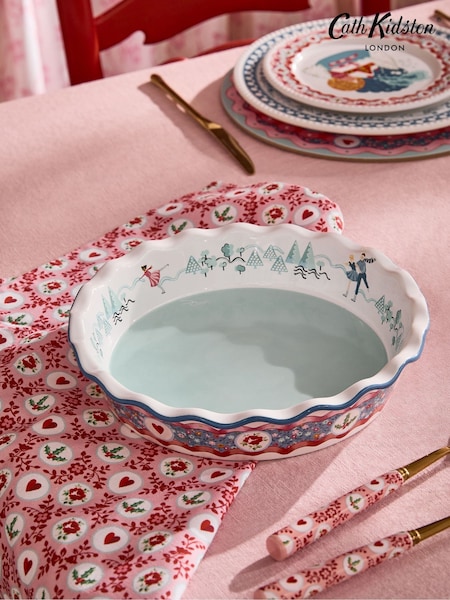 Cath Kidston Blue Christmas Journey Pie Dish (H99842) | £20