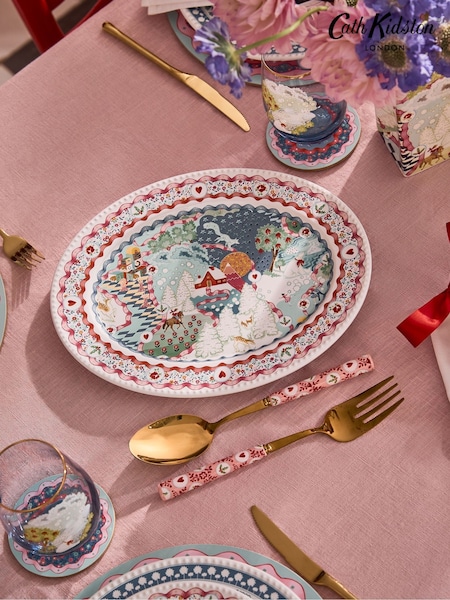 Cath Kidston Blue Christmas Journey Platter (H99852) | £25
